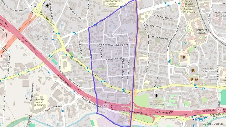 Appartement 54 m² trois pièces à vendre à Aix-en-Provence