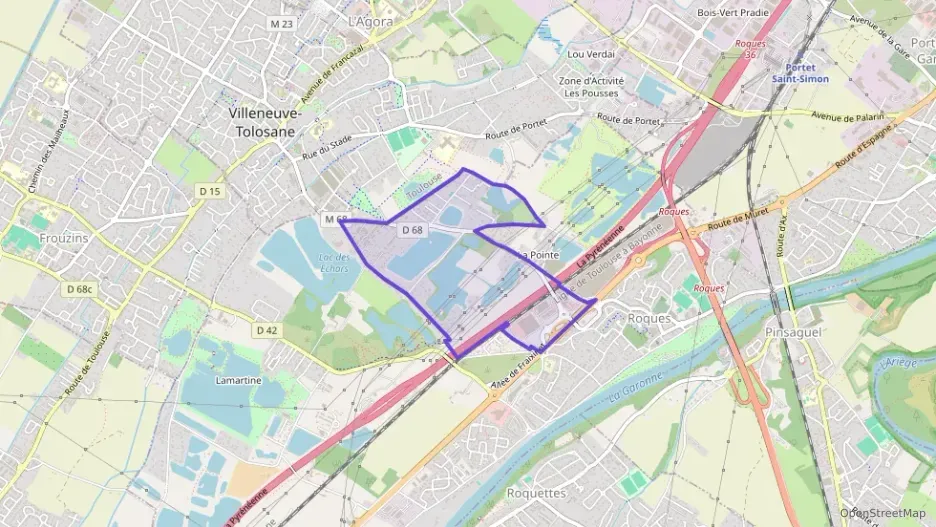 Appartement 61 m² trois pièces à vendre à Roques Appartement 61 m² trois pièces à vendre à Roques