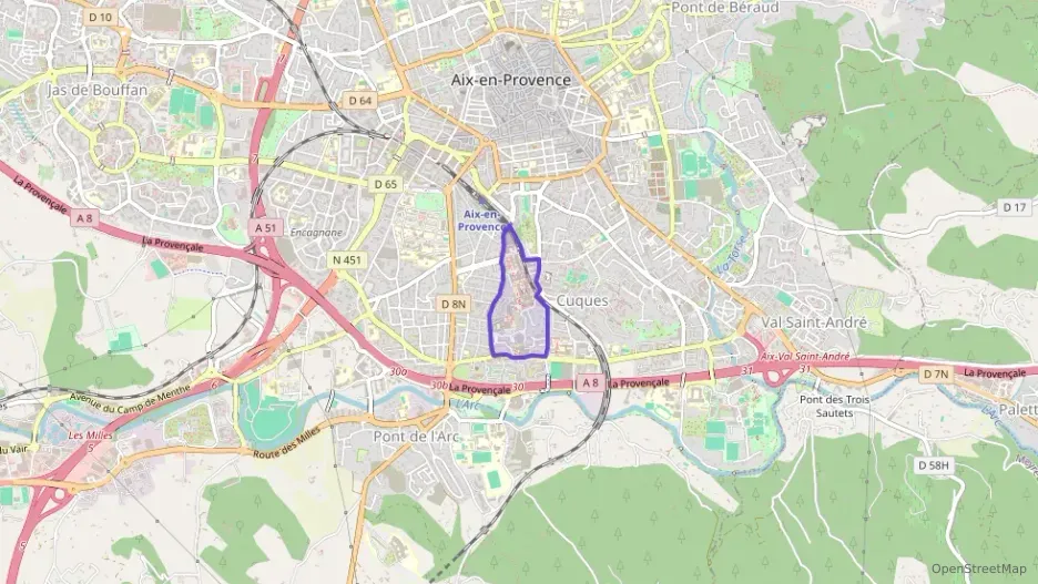 Appartement 66 m² trois pièces à vendre à Aix-en-Provence