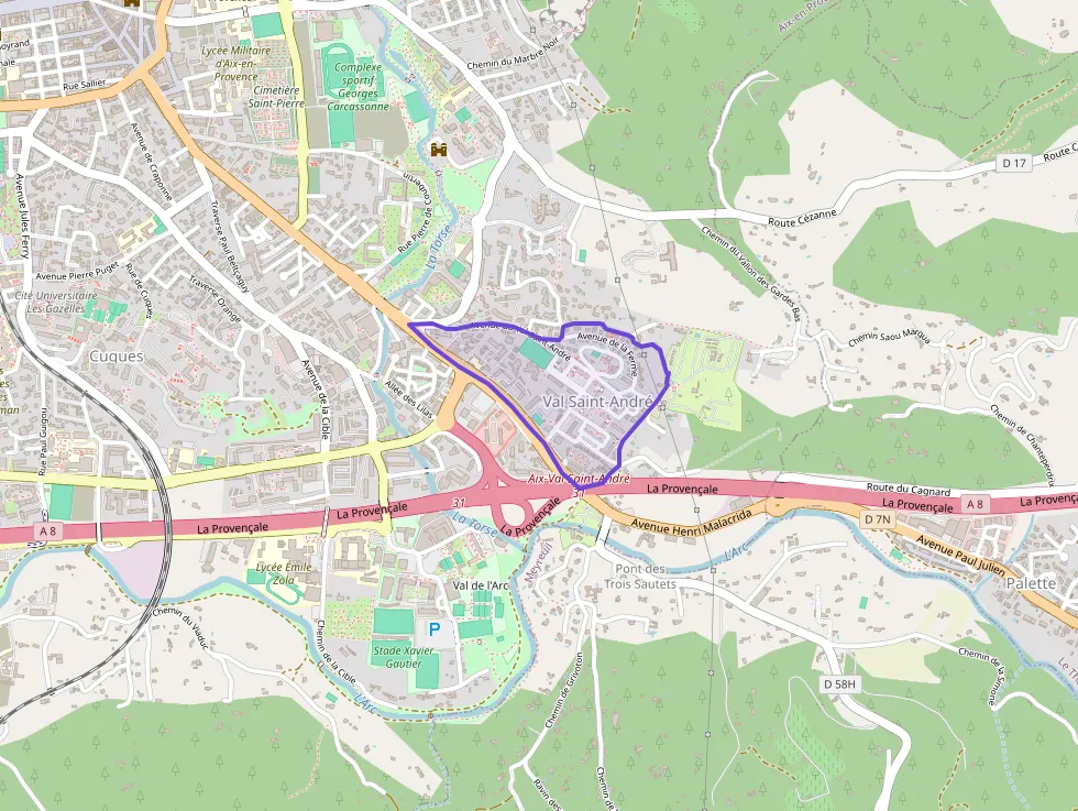 Appartement 60 m² trois pièces à vendre à Aix-en-Provence