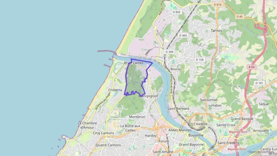 Appartement 82 m² quatre pièces à vendre à Anglet