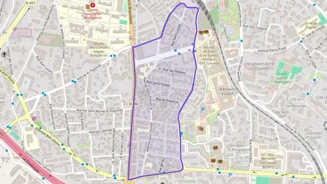Appartement 60 m² trois pièces à vendre à Aix-en-Provence