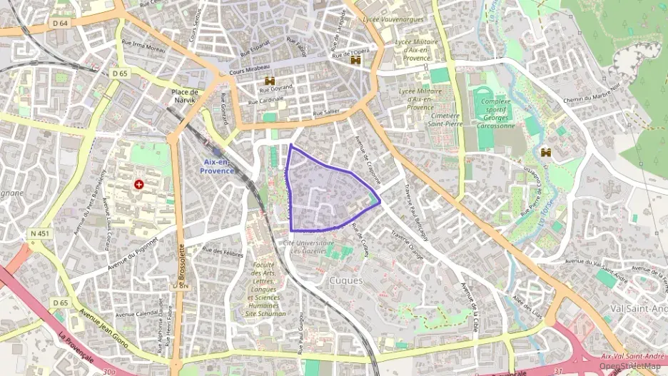 Appartement 75 m² quatre pièces à vendre à Aix-en-Provence