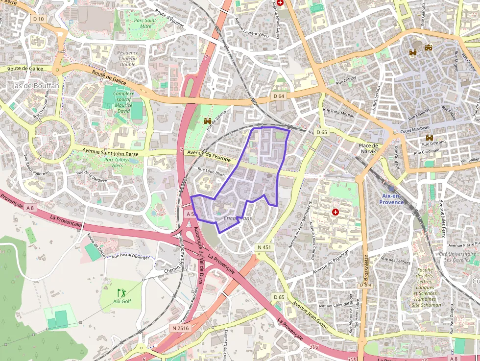 Appartement 65 m² trois pièces à vendre à Aix-en-Provence