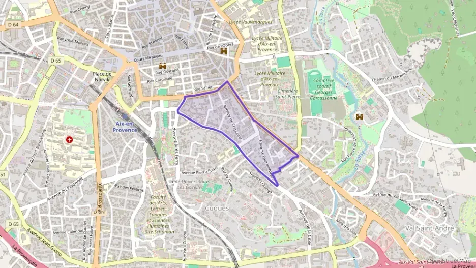 Appartement 80 m² trois pièces à vendre à Aix-en-Provence