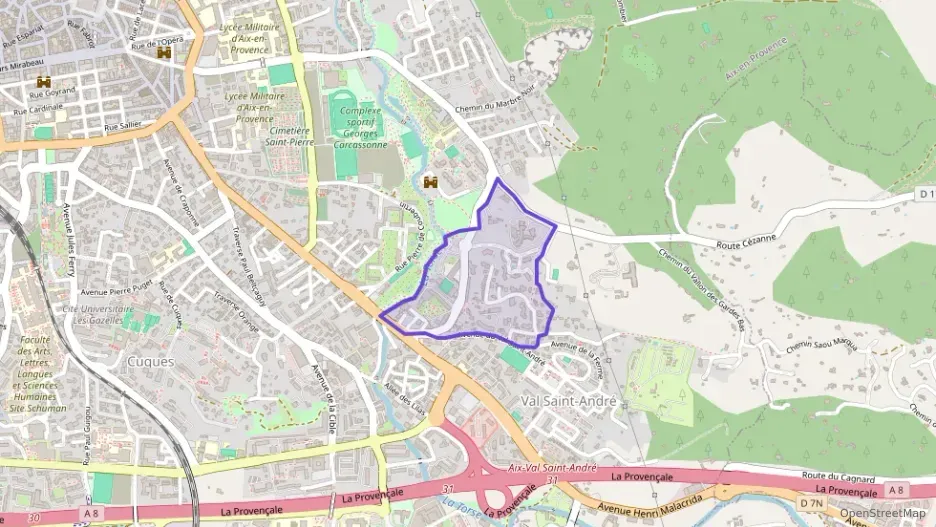 Appartement 51 m² deux pieces à vendre à Aix-en-Provence