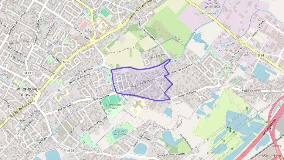 Appartement 44 m² deux pieces à vendre à Villeneuve-Tolosane