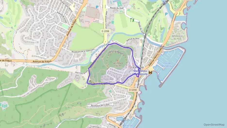 Appartement 46 m² deux pieces à vendre à Mandelieu-la-Napoule