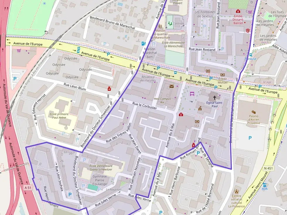 Appartement 64 m² trois pièces à vendre à Aix-en-Provence