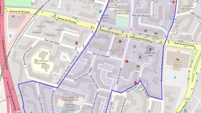 Appartement 64 m² trois pièces à vendre à Aix-en-Provence