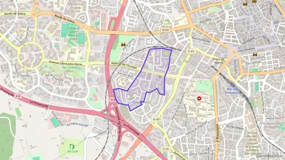 Appartement 64 m² trois pièces à vendre à Aix-en-Provence