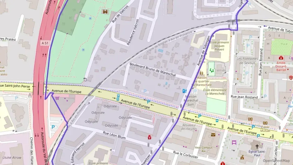 Appartement 66 m² trois pièces à vendre à Aix-en-Provence