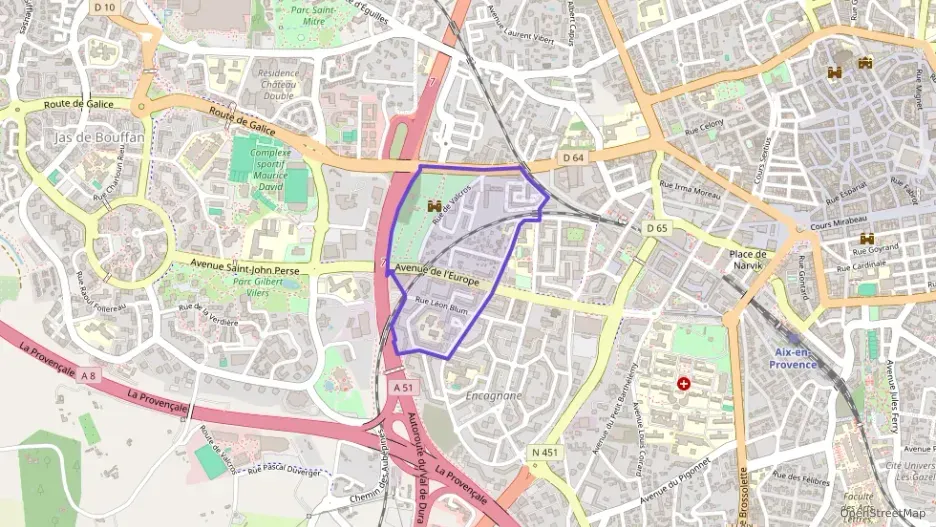 Appartement 66 m² trois pièces à vendre à Aix-en-Provence