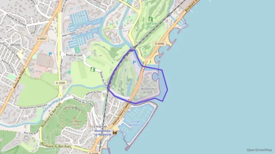 Appartement 54 m² deux pieces à vendre à Mandelieu-la-Napoule