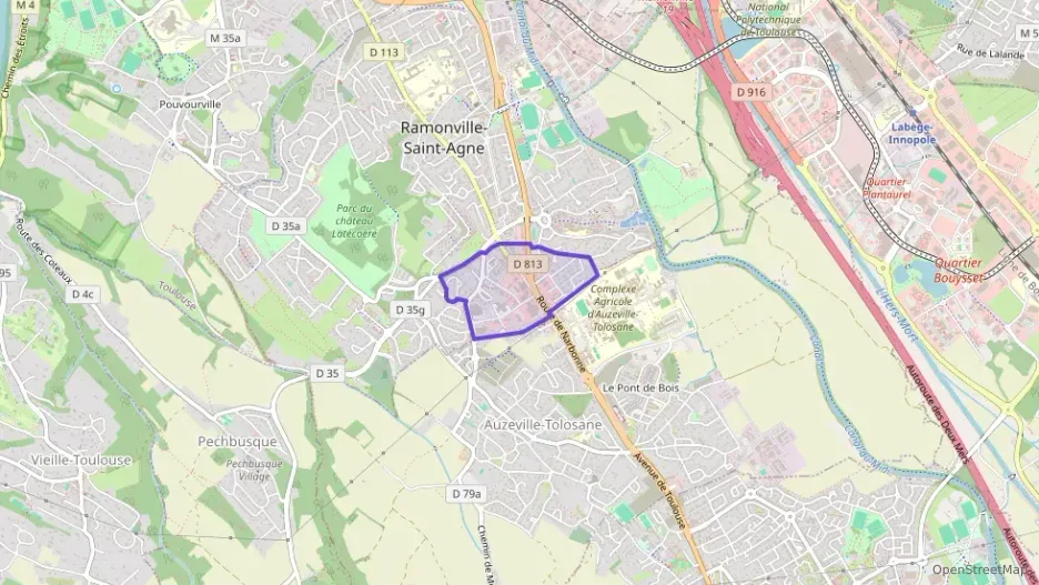 Appartement 46 m² deux pieces à vendre à Ramonville-Saint-Agne