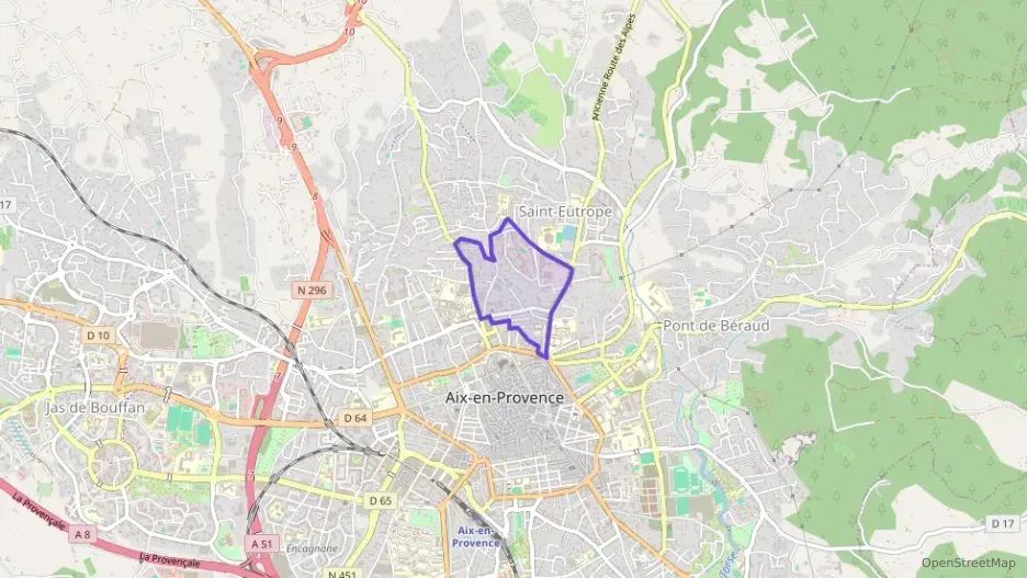 Appartement 61 m² deux pieces à vendre à Aix-en-Provence