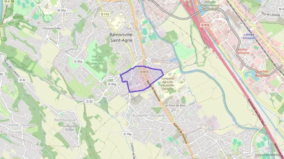 Appartement 91 m² quatre pièces à vendre à Ramonville-Saint-Agne Appartement 91 m² quatre pièces à vendre à Ramonville-Saint-Agne