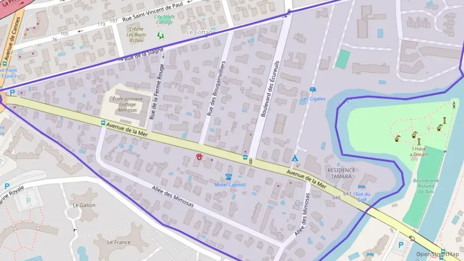 Appartement 75 m² trois pièces à vendre à Mandelieu-la-Napoule