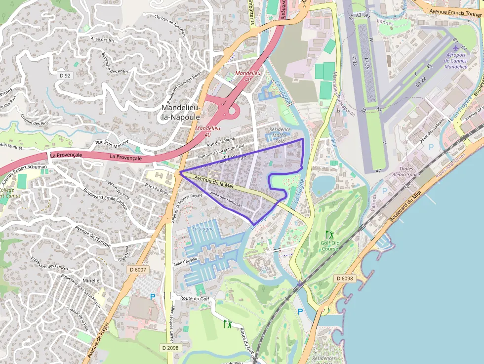 Appartement 64 m² trois pièces à vendre à Mandelieu-la-Napoule