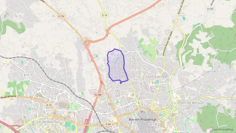 Appartement 68 m² trois pièces à vendre à Aix-en-Provence