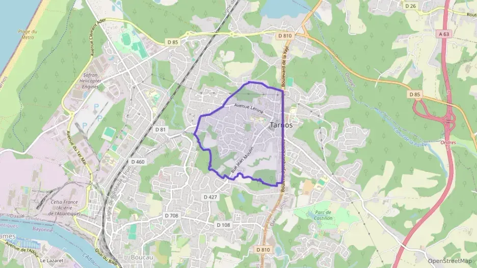 Appartement 60 m² quatre pièces à vendre à Tarnos