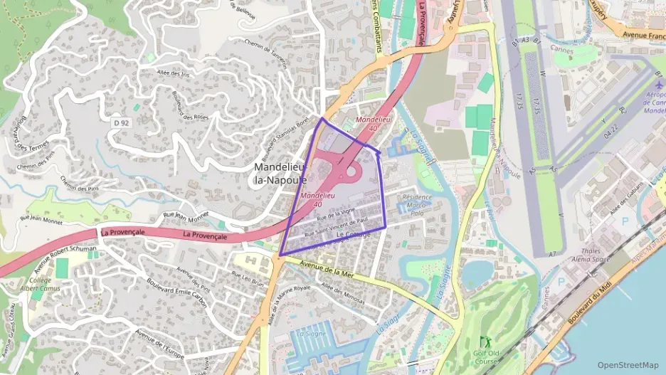 Appartement 80 m² quatre pièces à vendre à Mandelieu-la-Napoule