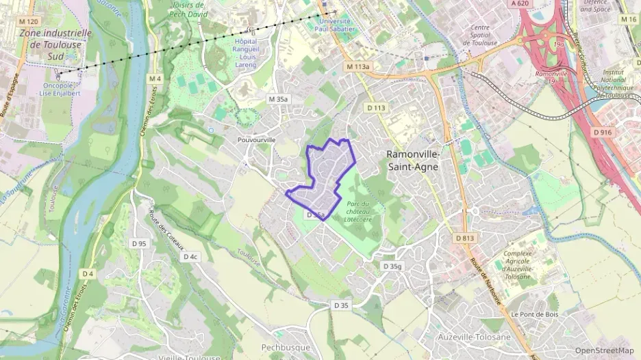 Appartement 47 m² deux pieces à vendre à Ramonville-Saint-Agne