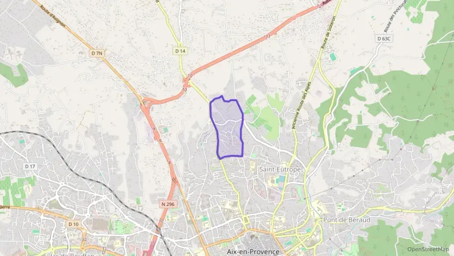 Appartement 93 m² quatre pièces à vendre à Aix-en-Provence