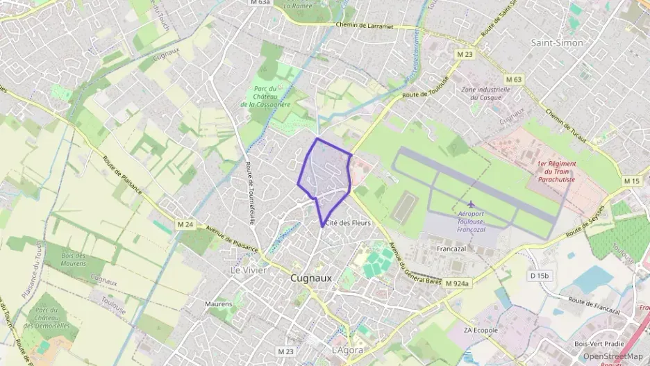 Appartement 101 m² quatre pièces à vendre à Cugnaux Appartement 101 m² quatre pièces à vendre à Cugnaux