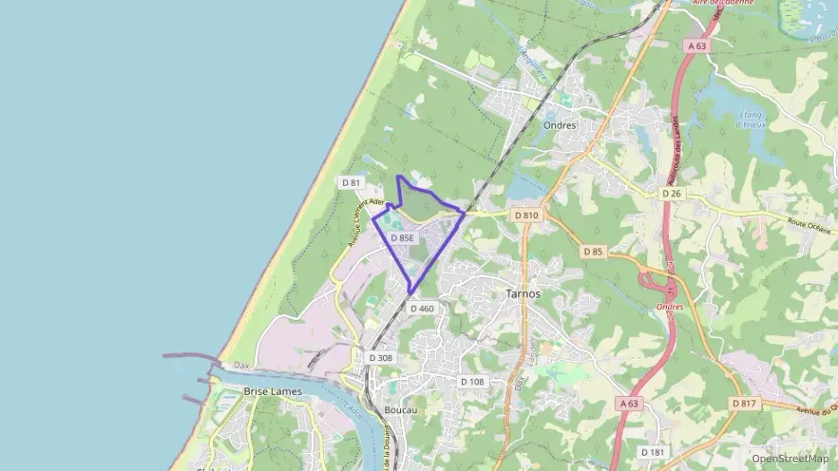 Appartement 60 m² trois pièces à vendre à Tarnos