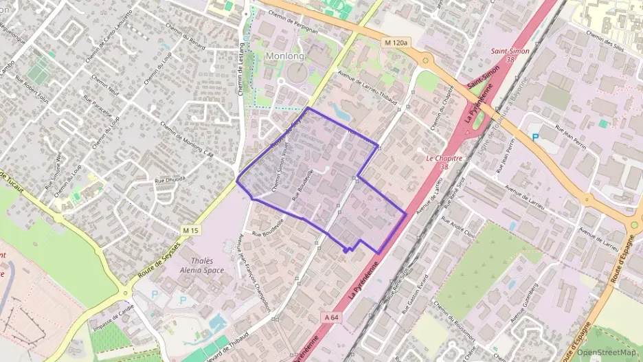 Appartement 47 m² deux pieces à vendre à Toulouse