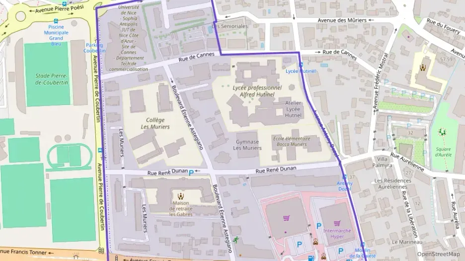 Appartement 58 m² trois pièces à vendre à Cannes