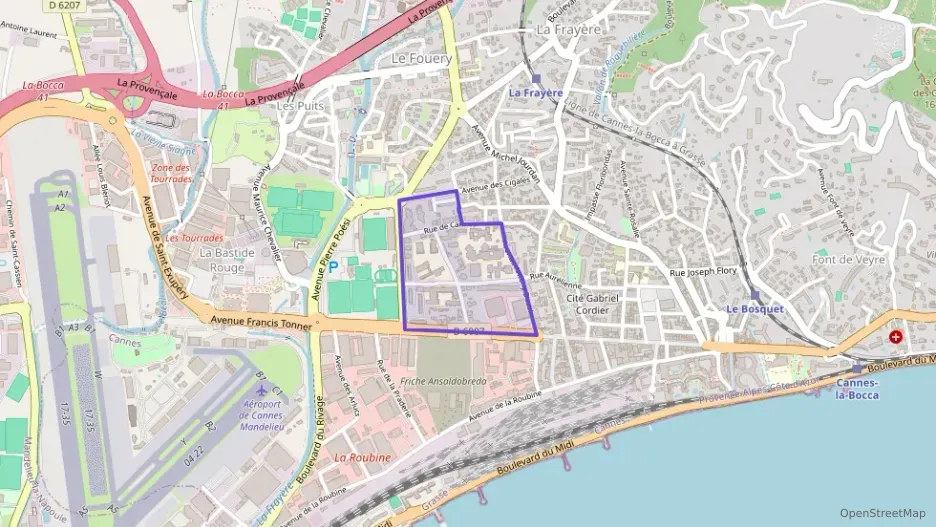 Appartement 58 m² trois pièces à vendre à Cannes