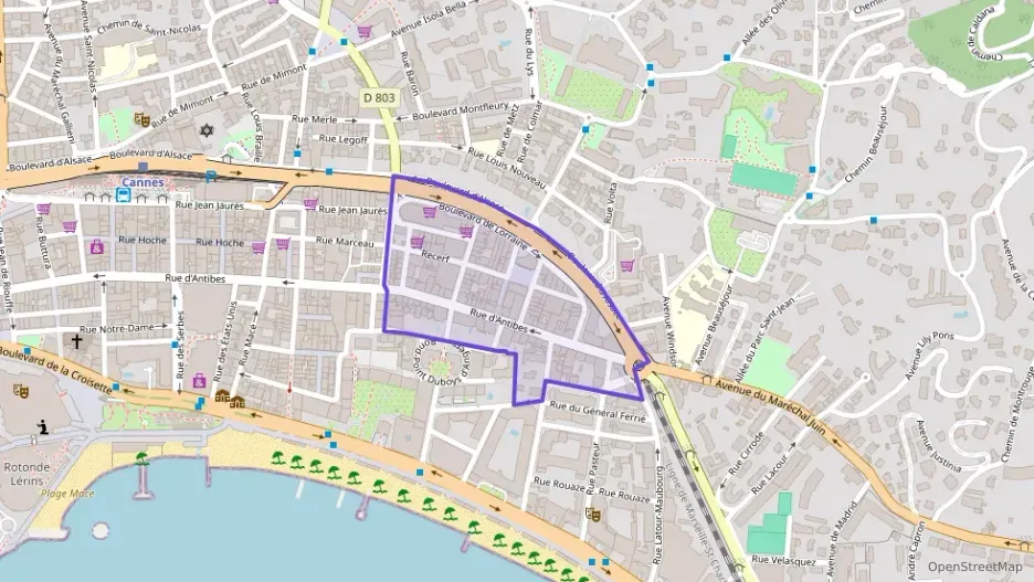 Appartement 57 m² deux pieces à vendre à Cannes