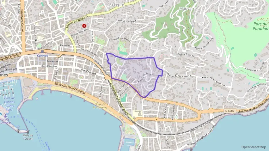 Appartement 105 m² trois pièces à vendre à Cannes