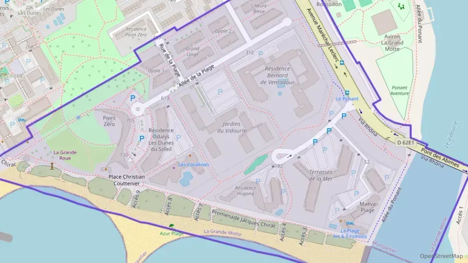 Appartement 29 m² une piece à vendre à La Grande-Motte