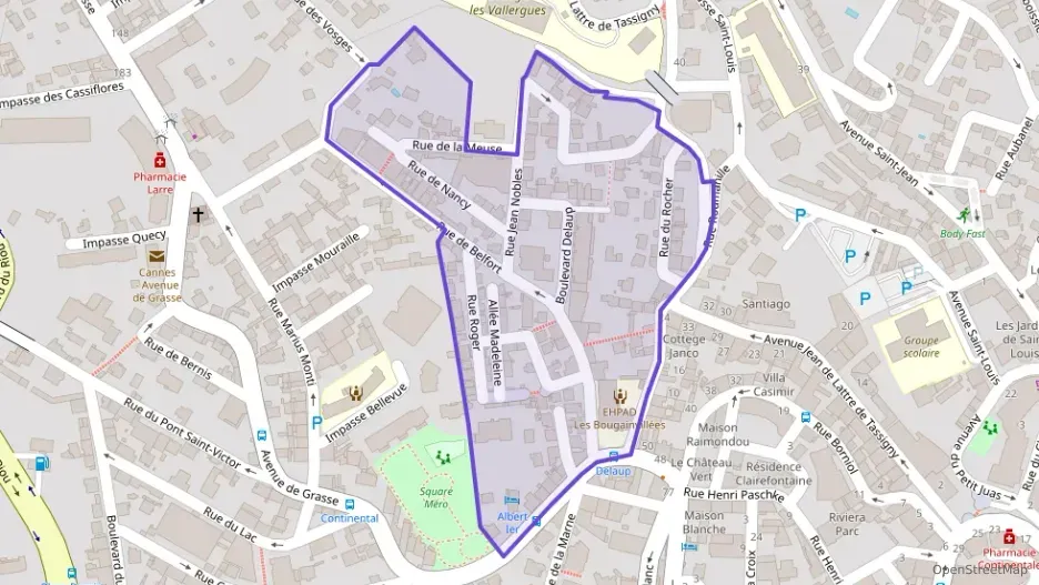 Appartement 74 m² quatre pièces à vendre à Cannes