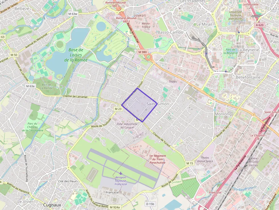 Appartement 59 m² trois pièces à vendre à Toulouse