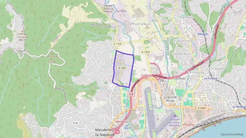 Appartement 36 m² une piece à vendre à Mandelieu-la-Napoule