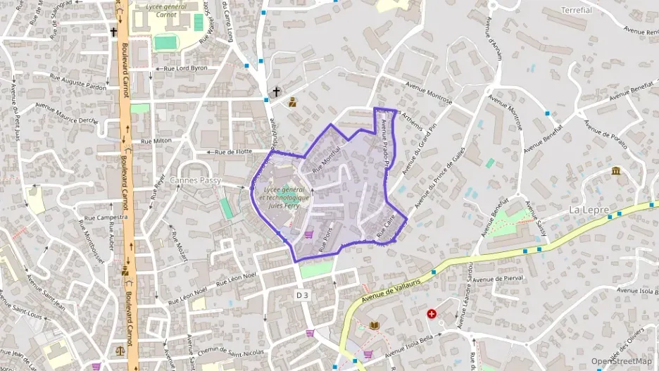 Appartement 43 m² trois pièces à vendre à Cannes