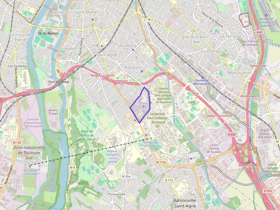 Appartement 20 m² une piece à vendre à Toulouse