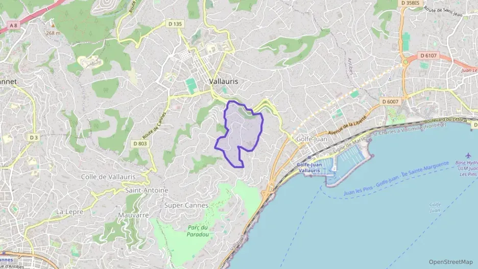 Appartement 82 m² trois pièces à vendre à Vallauris