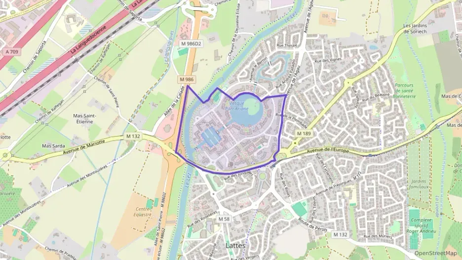 Appartement 57 m² trois pièces à vendre à Lattes Appartement 57 m² trois pièces à vendre à Lattes