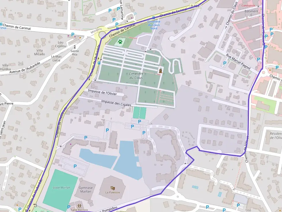 Appartement 55 m² deux pieces à vendre à Le Cannet