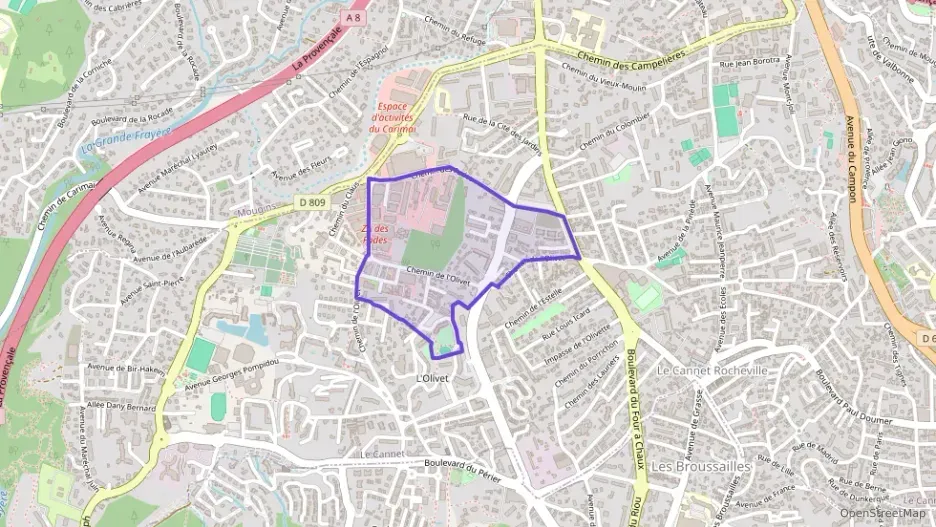 Appartement 49 m² deux pieces à vendre à Le Cannet