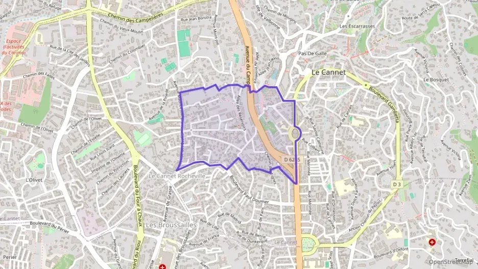 Appartement 100 m² quatre pièces à vendre à Le Cannet