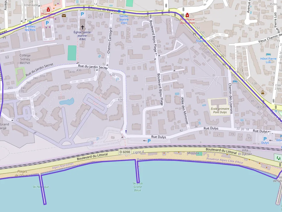 Appartement 59 m² deux pieces à vendre à Antibes