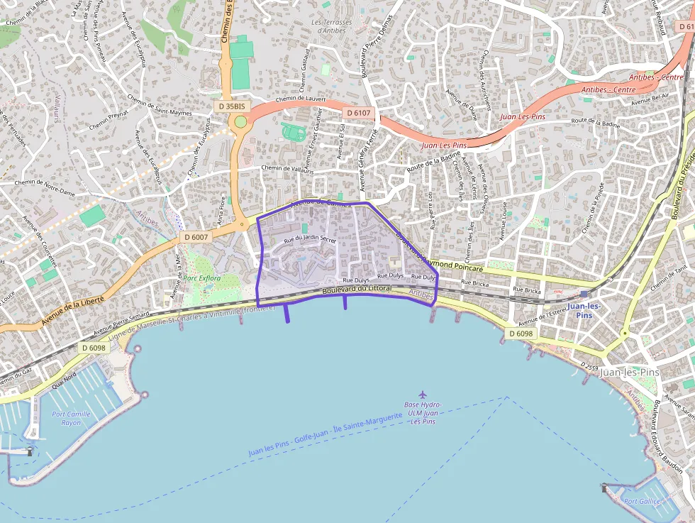 Appartement 59 m² deux pieces à vendre à Antibes