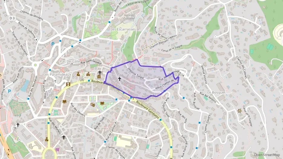 Appartement 57 m² trois pièces à vendre à Le Cannet