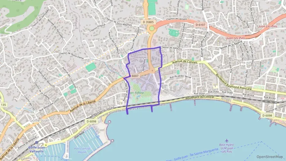 Appartement 67 m² trois pièces à vendre à Antibes